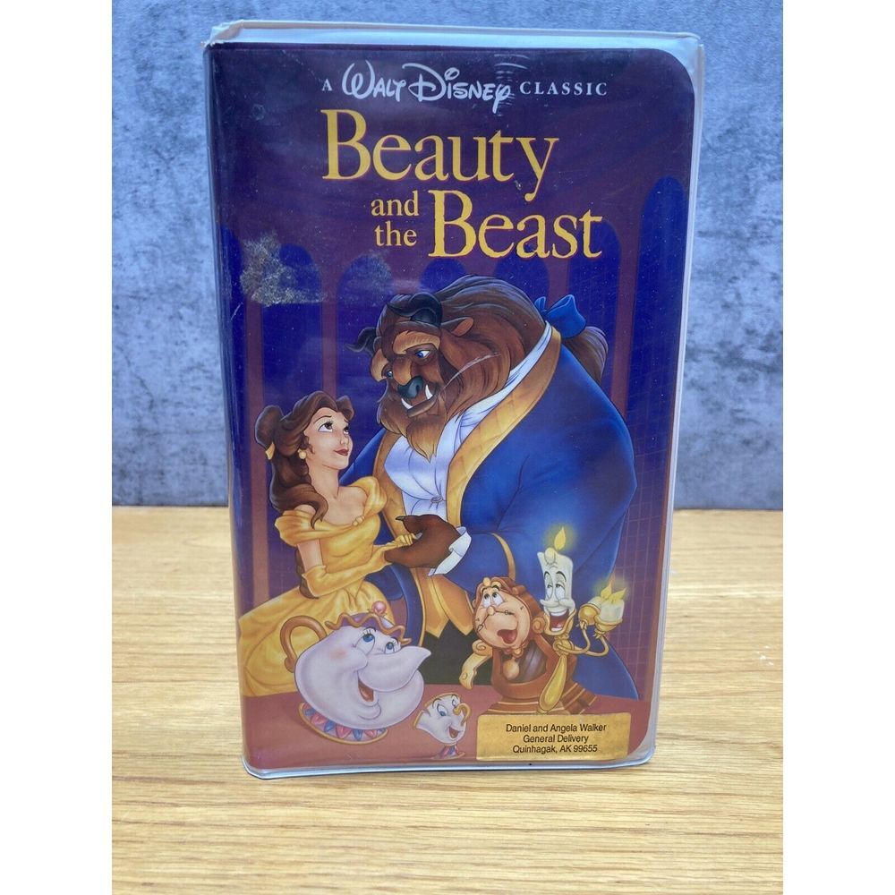 Beauty And The Beast Black Diamond Vhs Tape A‎ Great Collectors Item